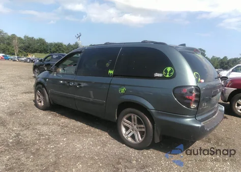 2007 Dodge Grand Caravan Sxt из США, поврежденный, VIN 2D4GP44L97R355578